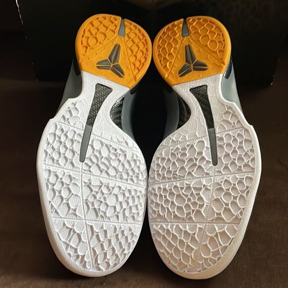 New In Box Nike Kobe VI 6 black del sol dark grey white mens 9 US 429659-002 - Picture 9 of 16